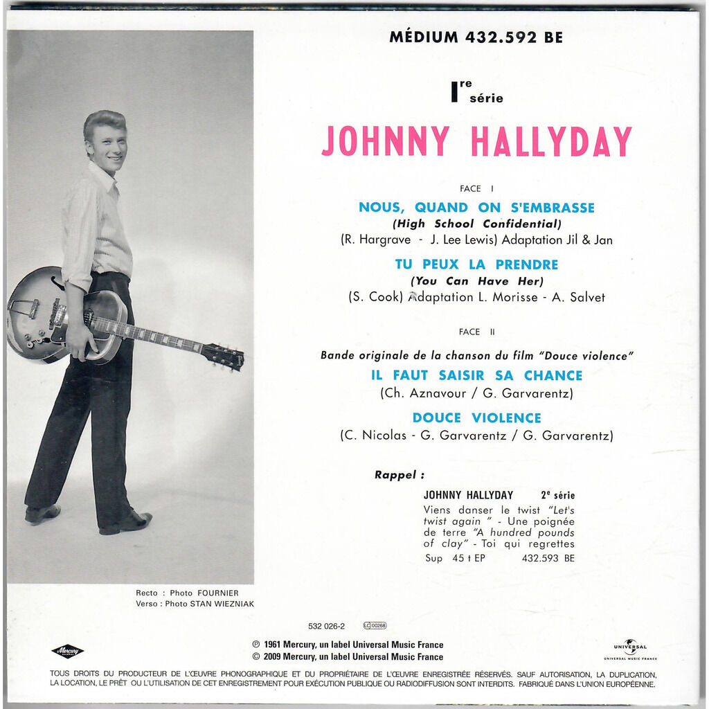  Johnny Hallyday  -  douce violence 