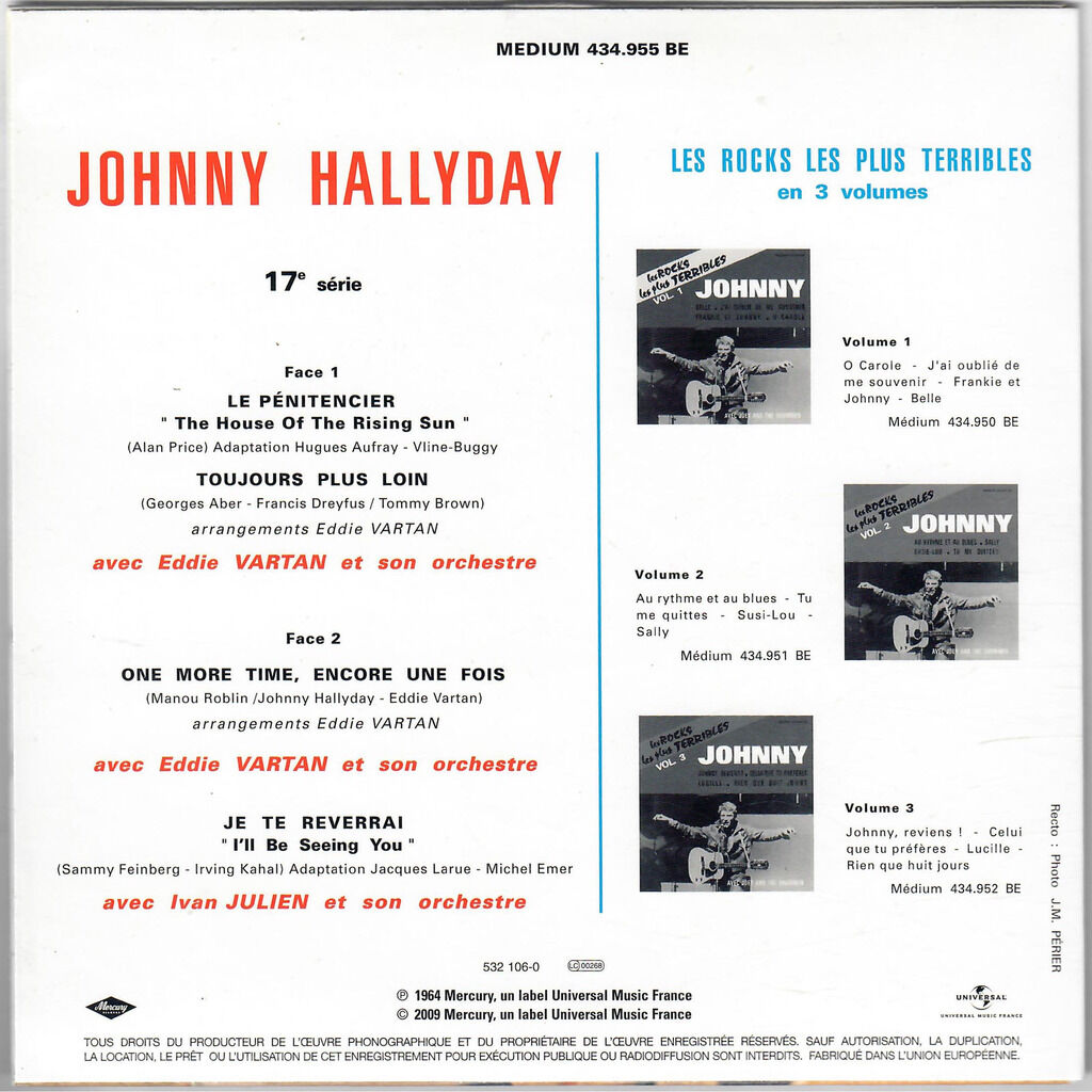  Johnny Hallyday  -  le pénitencier 