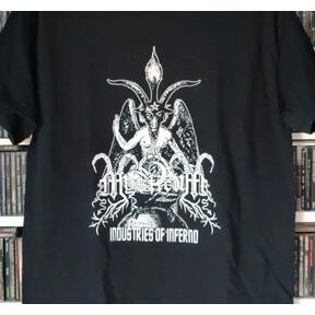  mysticum  -  industries of inferno (m or xl size) officia t-shirt 2022 