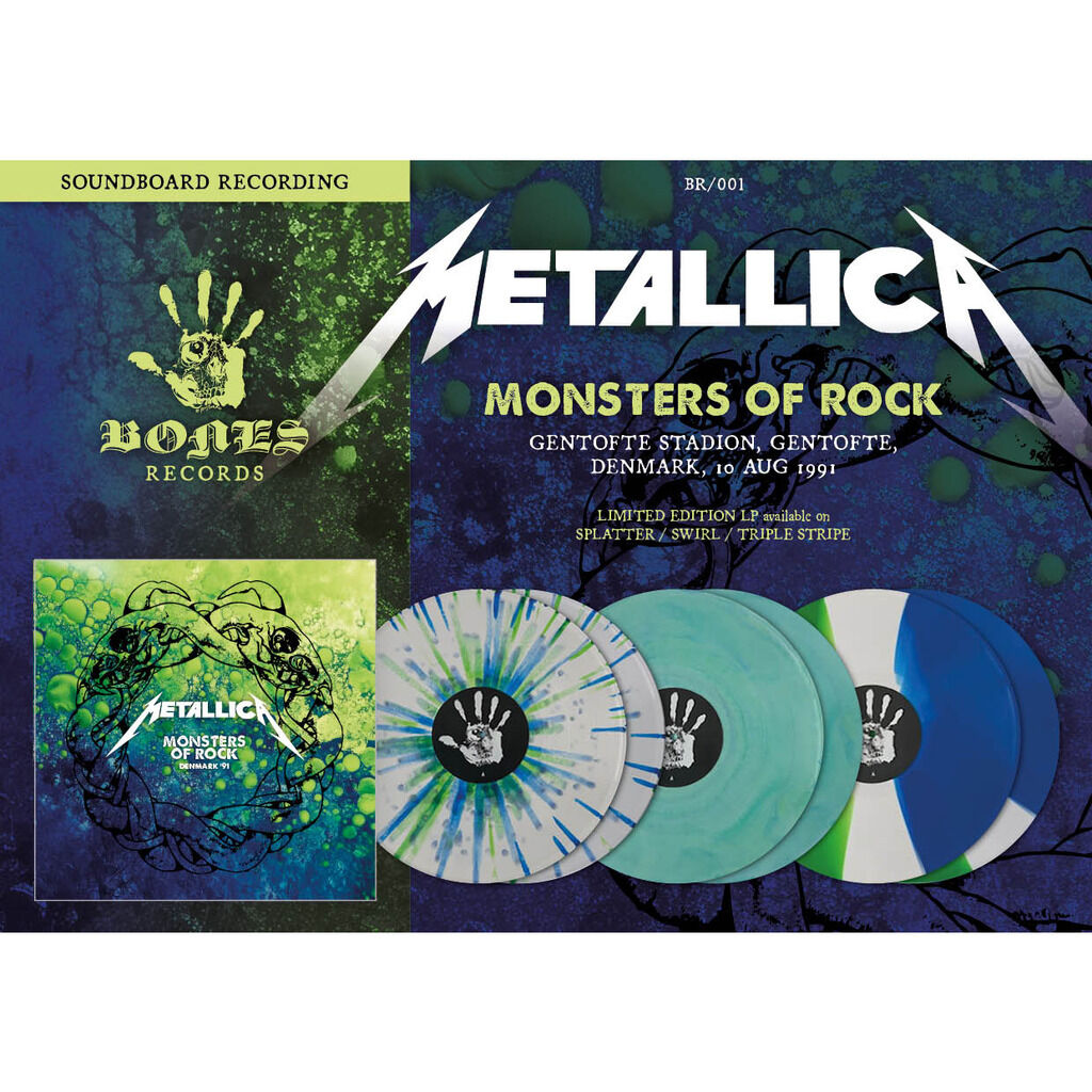  Metallica  -  monsters of rock denmark '91-swirl vinyl 