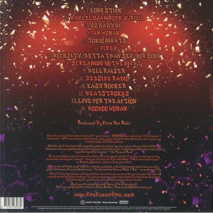  Krokus  -  long stick goes boom (live from the house of rust) 