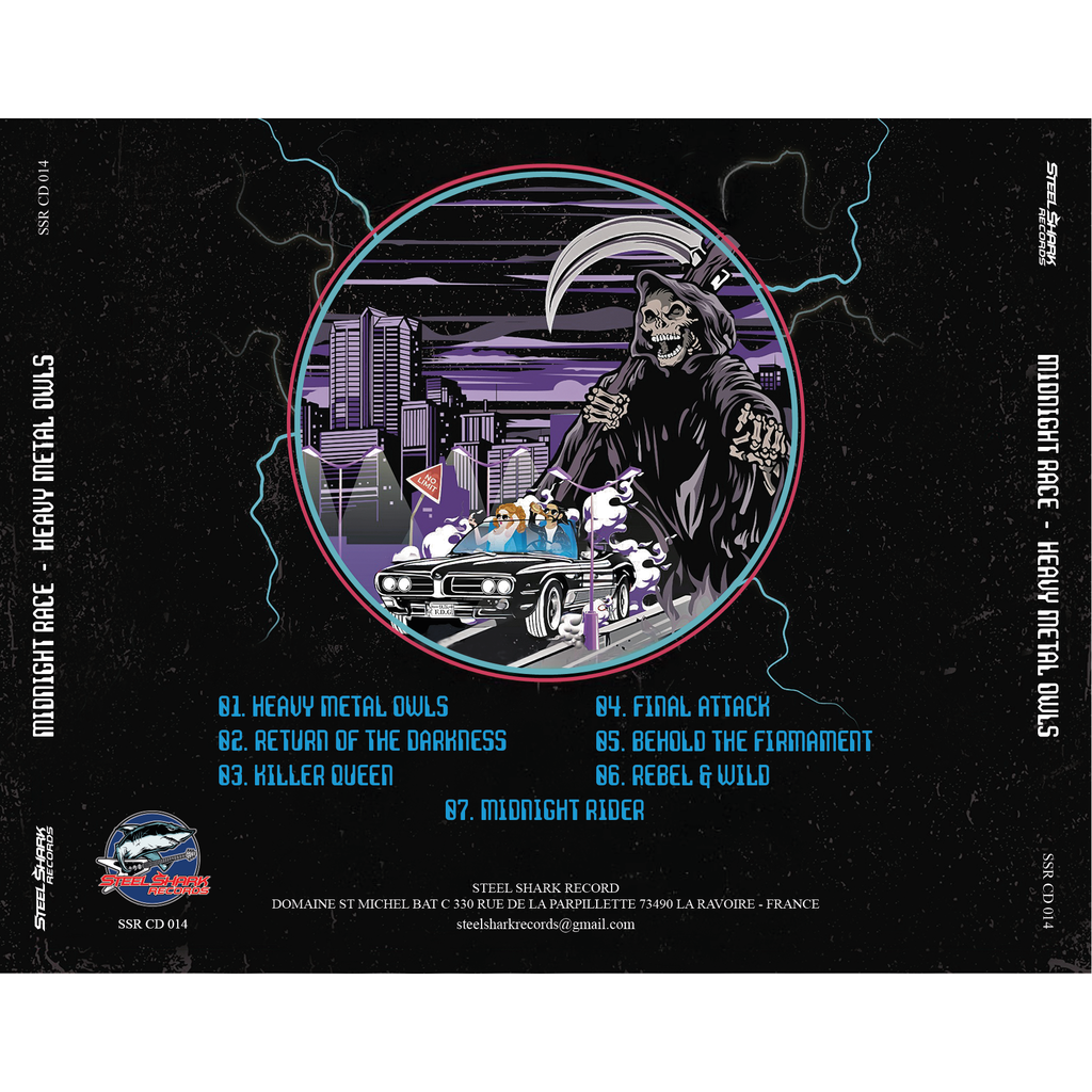  Midnight Race  -  heavy metal owls 