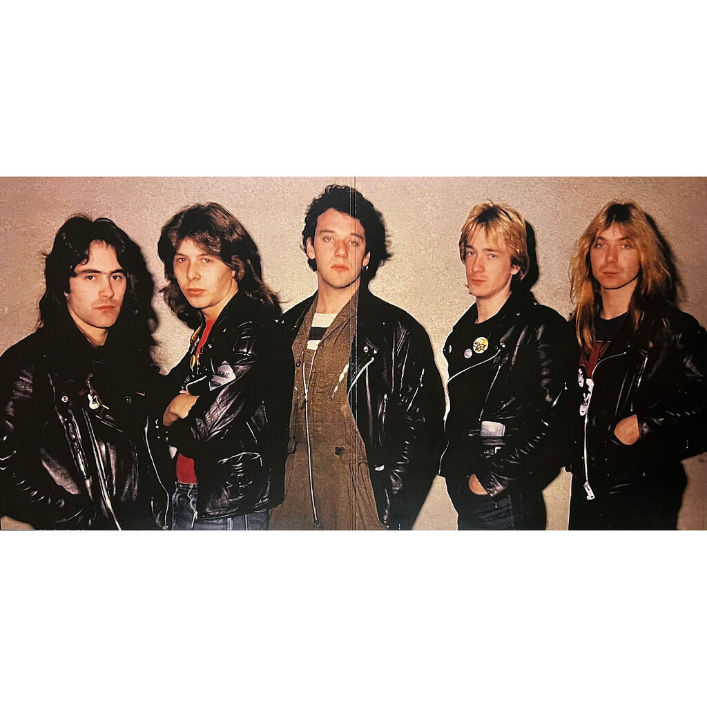  Iron Maiden  -  hatred that burns in the night ! -white marbled vinyl 