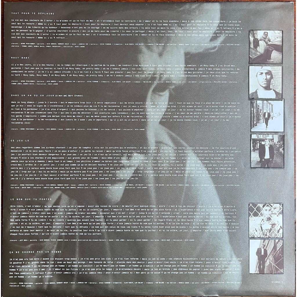  Johnny Hallyday  -  ça ne change pas un homme 