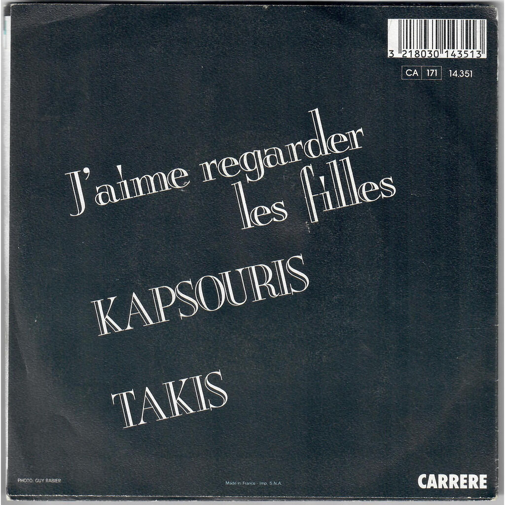  Takis  -  j'aime regarder les filles 