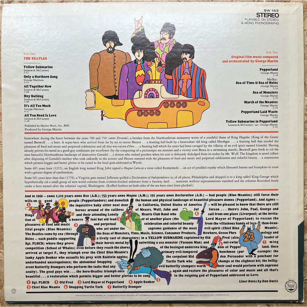  The Beatles  -  yellow submarine 
