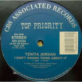  TENITA JORDAN  -  i don't wanna think about it ( 12 version ) 