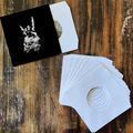 lot de 50 sous pochettes deluxe (innersleeve) pour protection vinyle 45t avec trou pour disque vinyle 7 pouces (singles)