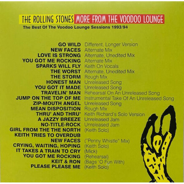  THE ROLLING STONES  -  more from the voodoo lounge 