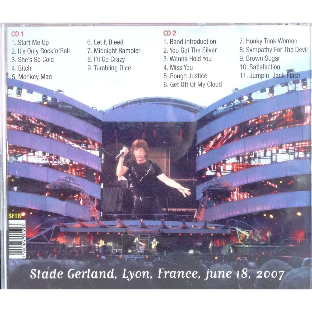  THE ROLLING STONES  -  lyon discovery (stade de gerland 18 juin 2007) 