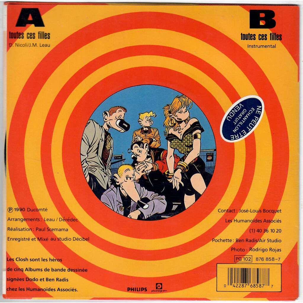  Les Closh  -  toutes ces filles 