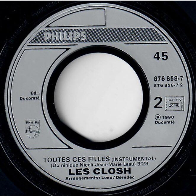  Les Closh  -  toutes ces filles 