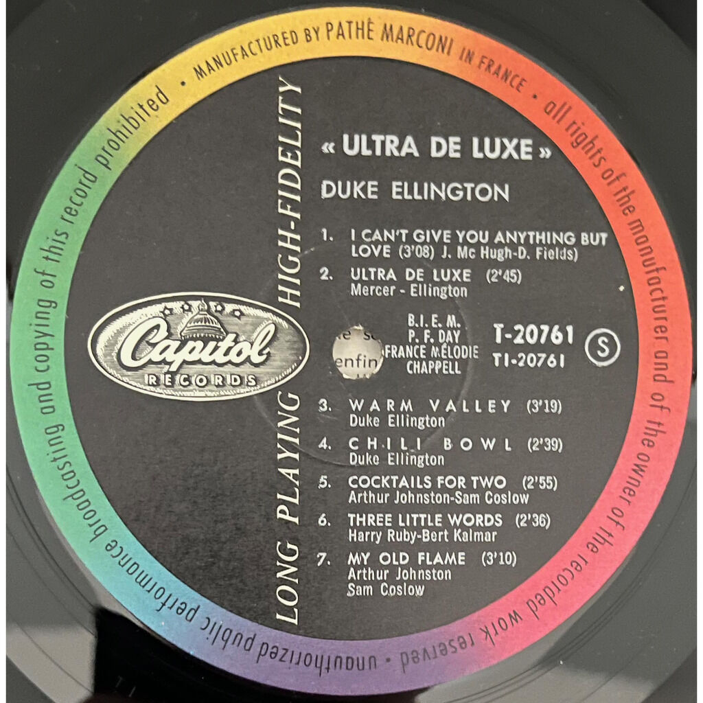  Duke Ellington  -  ultra de luxe 