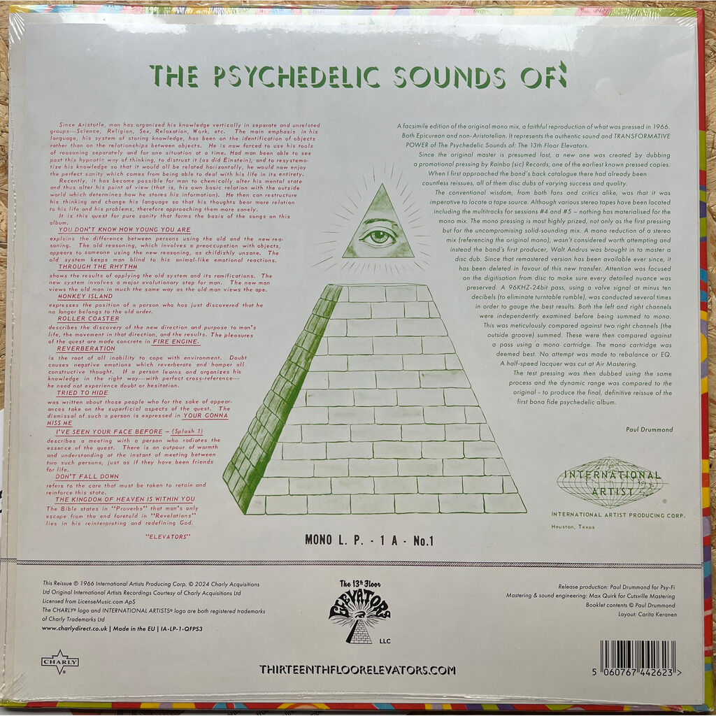  13th Floor Elevators  -  the psychedelic sounds of the 13th floor elevators 