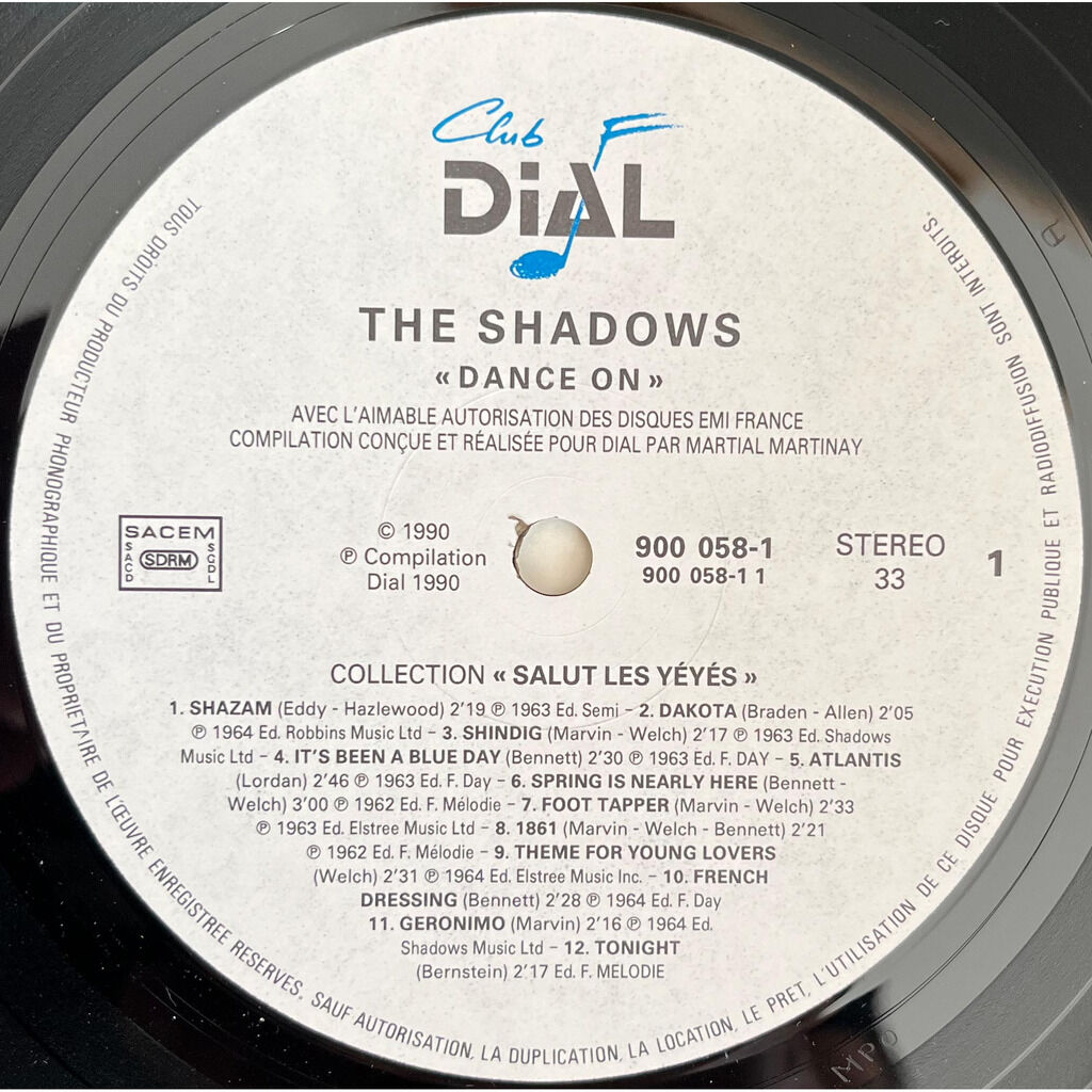  The Shadows  -  dance on with the shadows 
