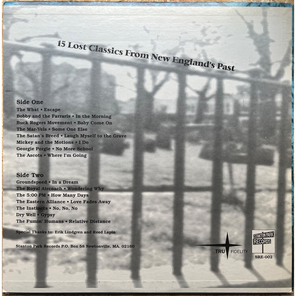  Various  -  relative distance (a compilation of new england garage bands) 