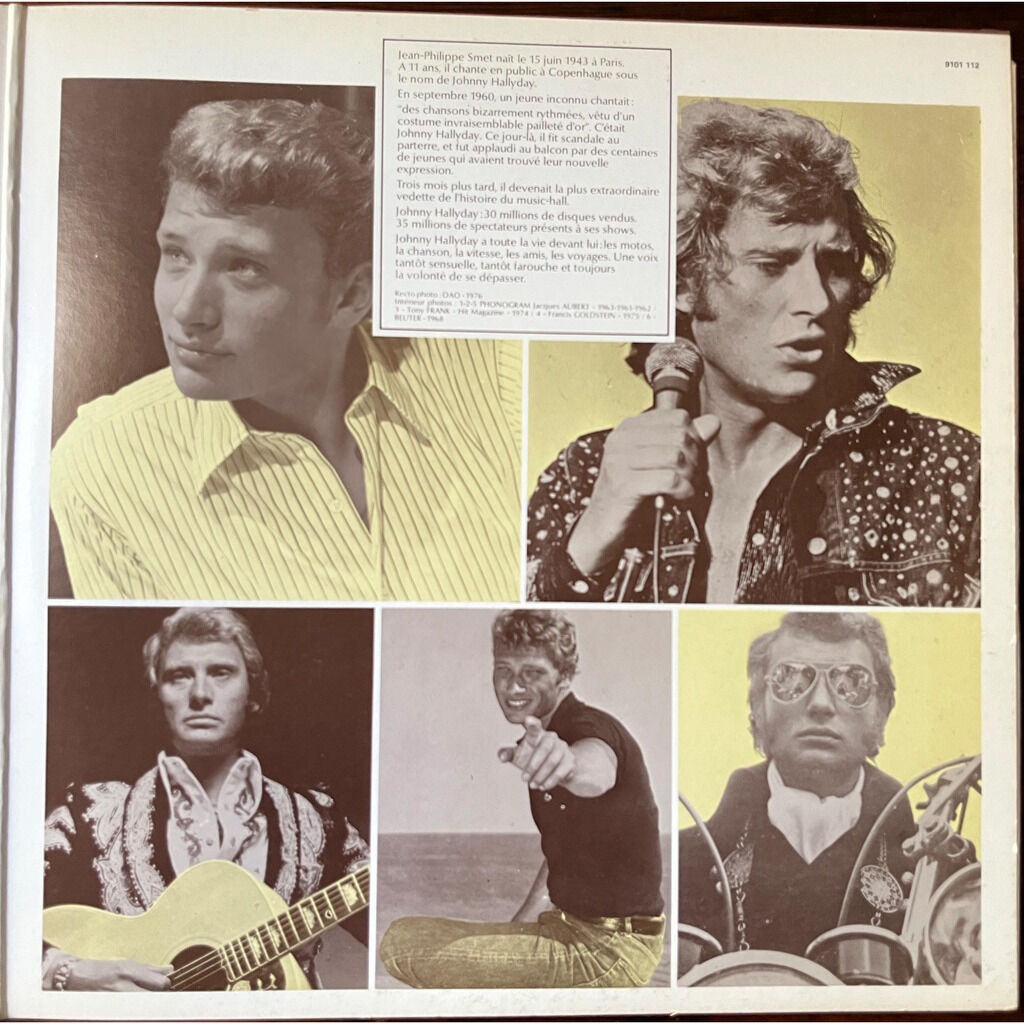  Johnny Hallyday  -  chante ses plus grands succès de 1961 à 1976 