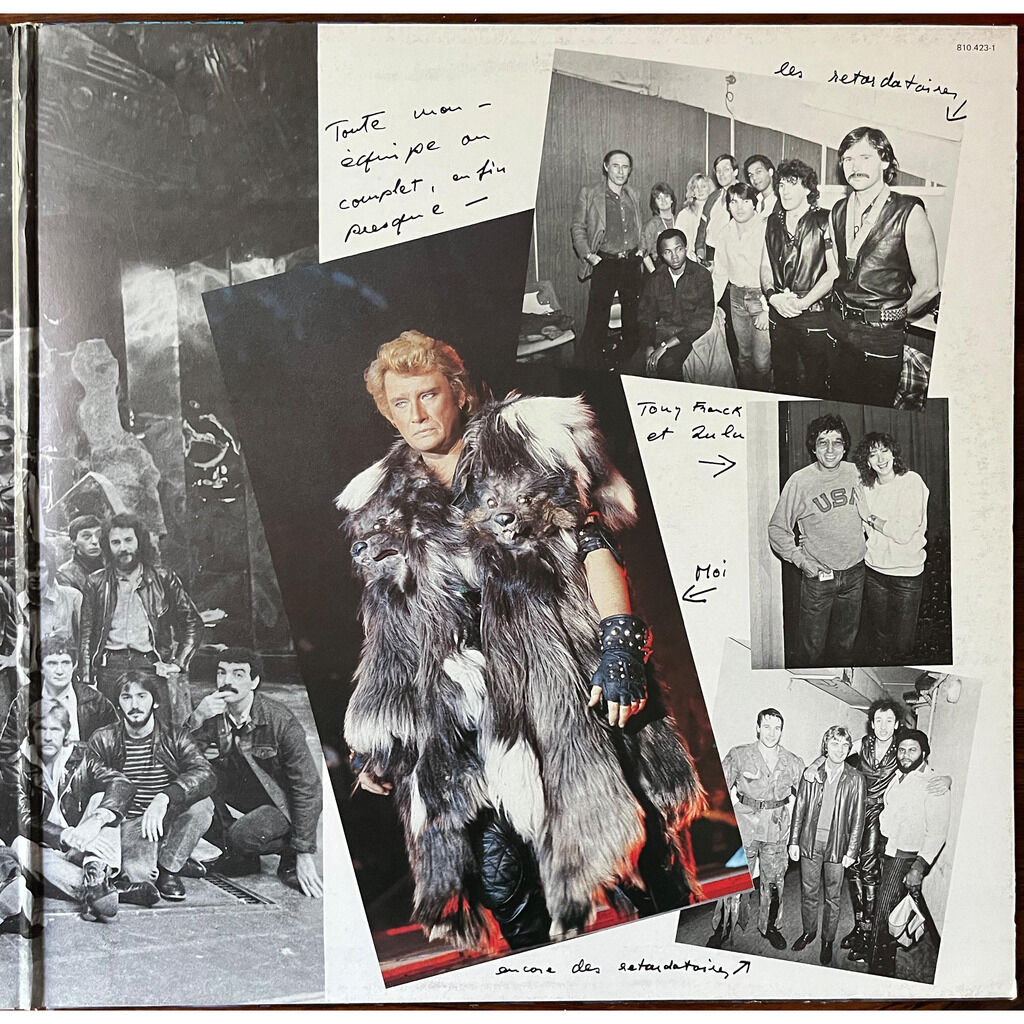  Johnny Hallyday  -  palais des sports 1982 