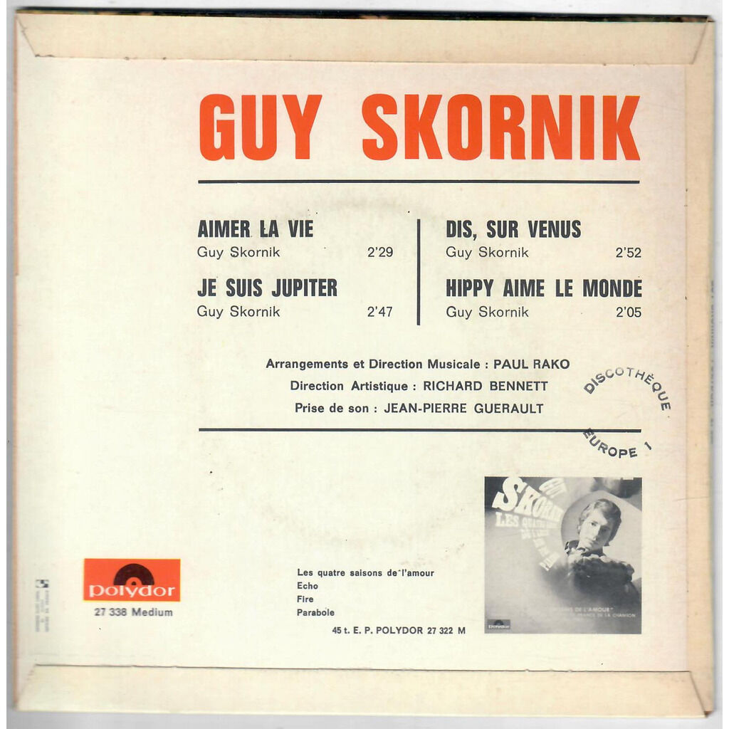  Guy Skornik  -  aimer la vie 