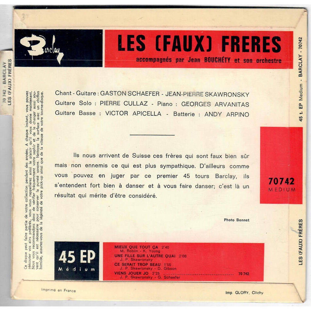  Les 'Faux' Frères  -  mieux que tout ça 