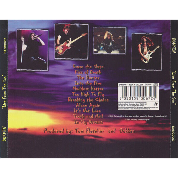  Dokken  -  live from the sun 