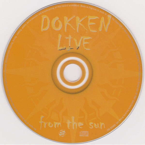  Dokken  -  live from the sun 