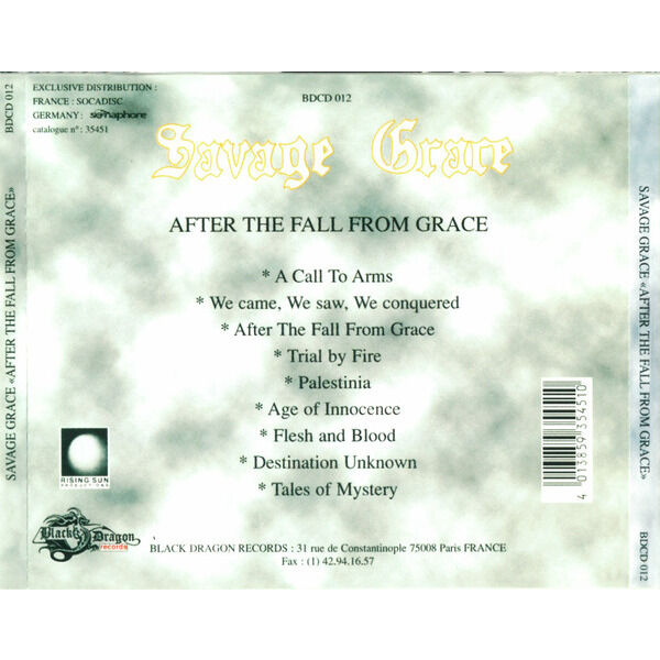  Savage Grace  -  after the fall from grace 
