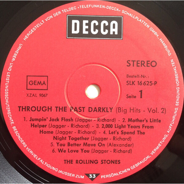 洋楽 THE LAST TIME-THROUGH THE VAULTS DARKLY 洋楽 THE LAST TIME-THROUGH THE VAULTS DARKLY The Rolling