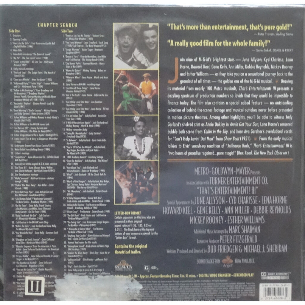  BO FILM  -  that's entertainment 