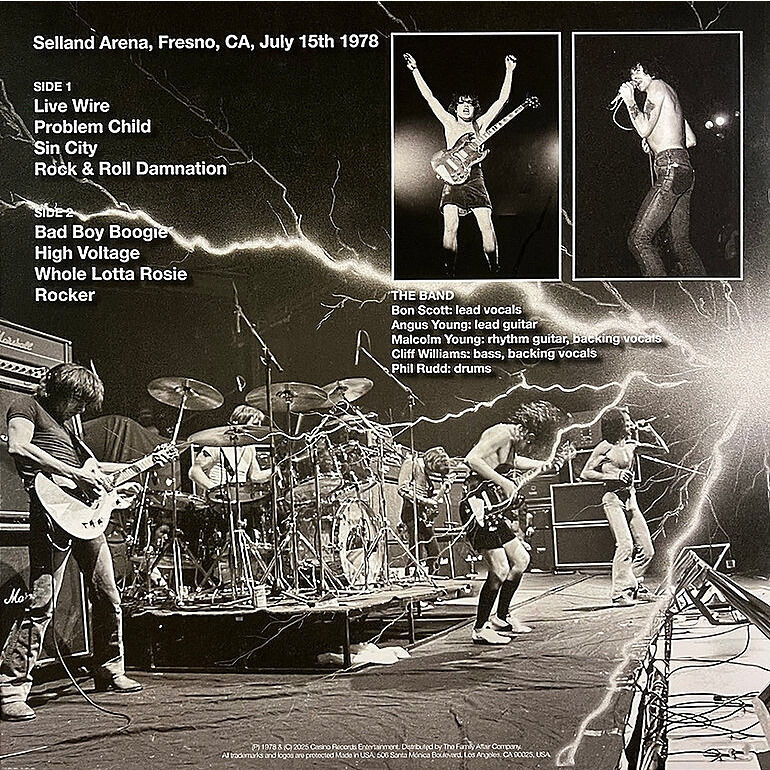  AC/DC  -  the electrifying power -yellow vinyl 