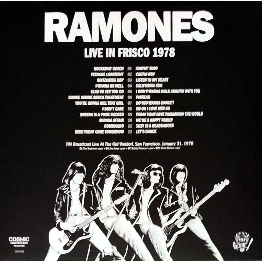  Ramones  -  live in frisco 1978 