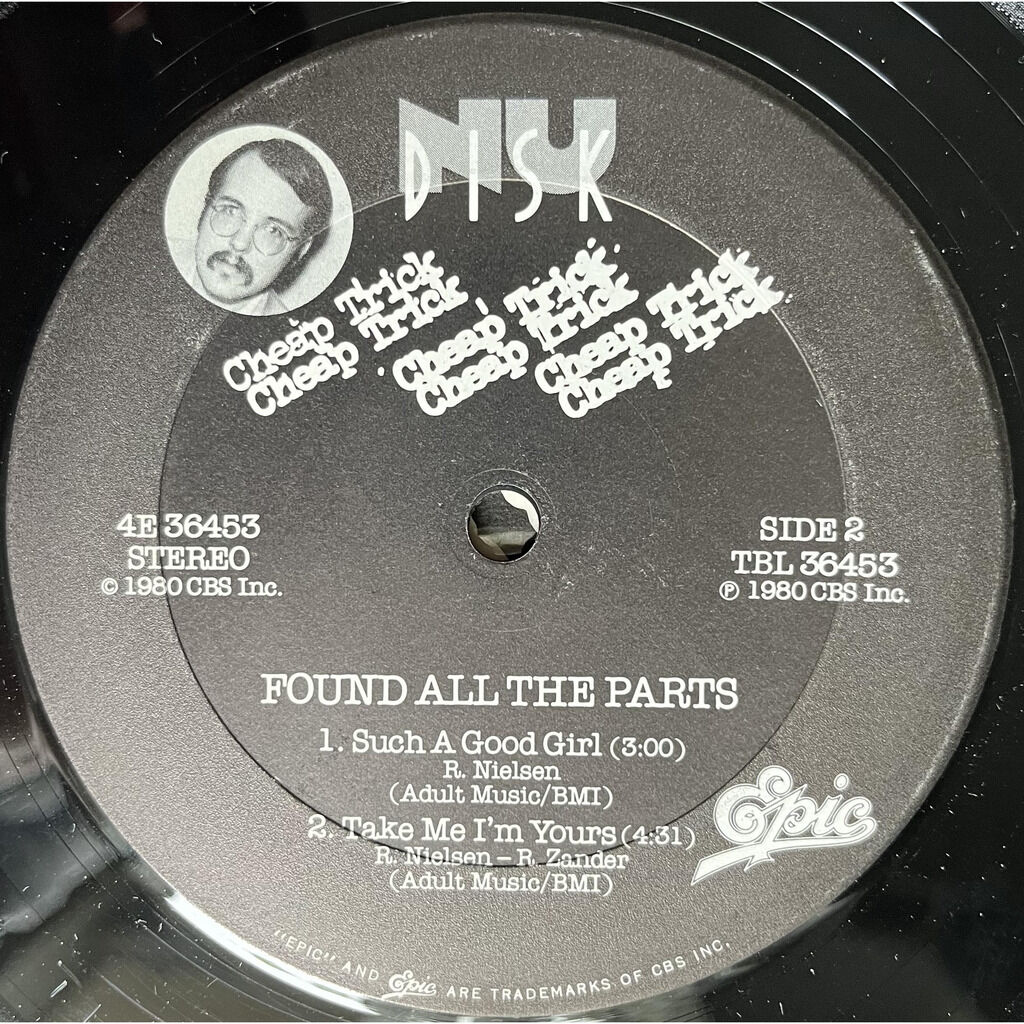  Cheap Trick  -  found all the parts 