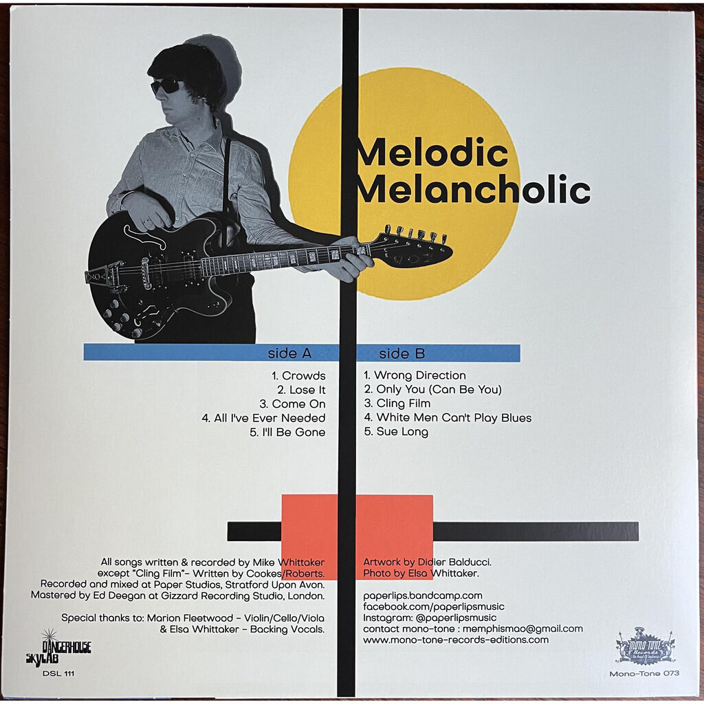  Paper Lips  -  melodic melancholic 