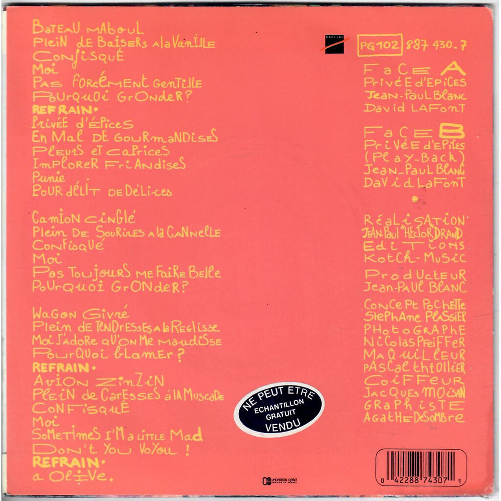  Pauline Lafont  -  privée d'épices 