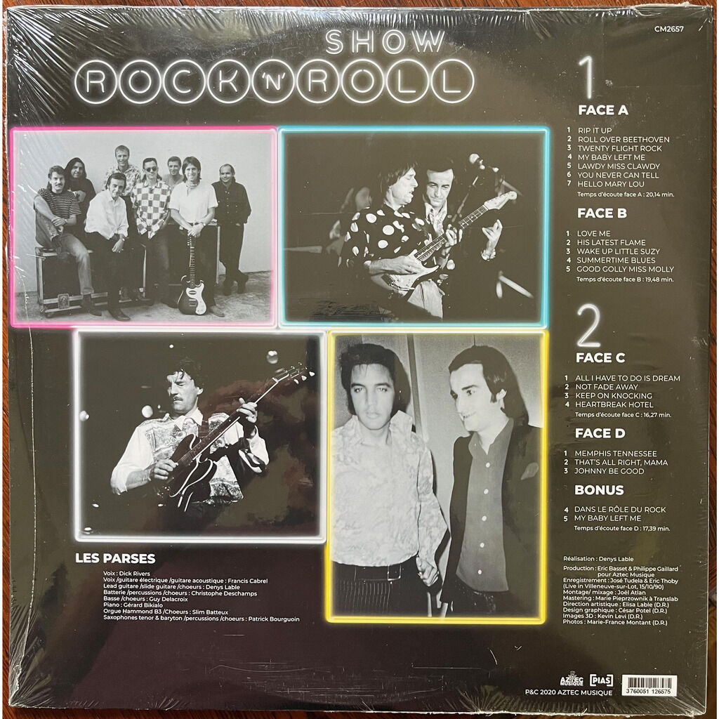  Francis Cabrel Dick Rivers & Les Parses  -  show rock'n'roll 