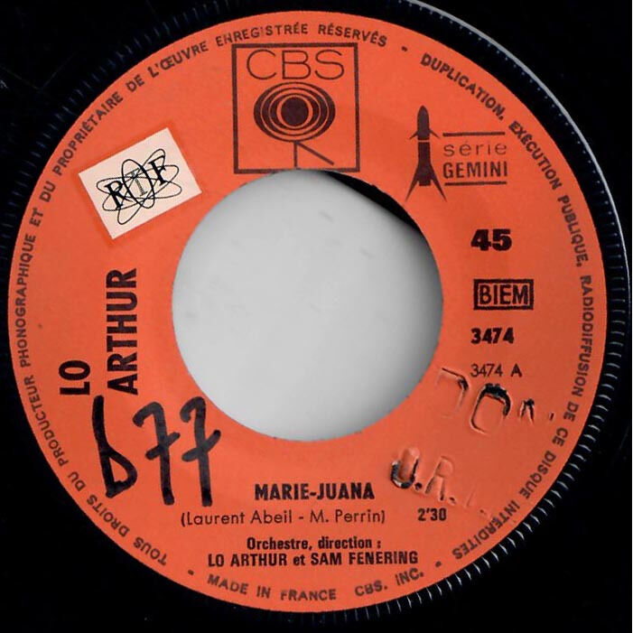  Lo Arthur  -  marie-juana / ma zizou 