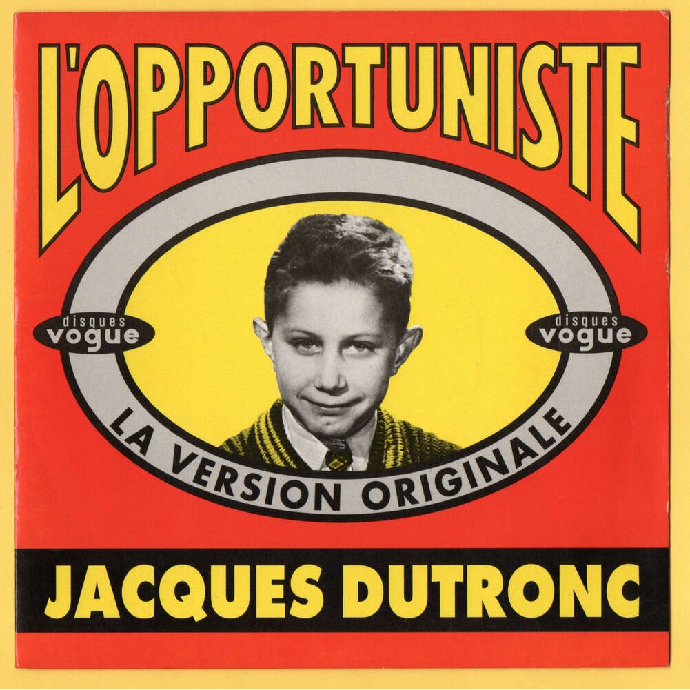 JACQUES DUTRONC . [ JACQUES LANZMANN ] L'OPPORTUNISTE - LA FILLE DU PÈRE NOEL .. .. .. .. BIEN LIRE AVANT COMMANDE .. .. .. POCHETTE SEULE .. PAS DE DISQUE .. SLEEVE ONLY .. NO RECORD