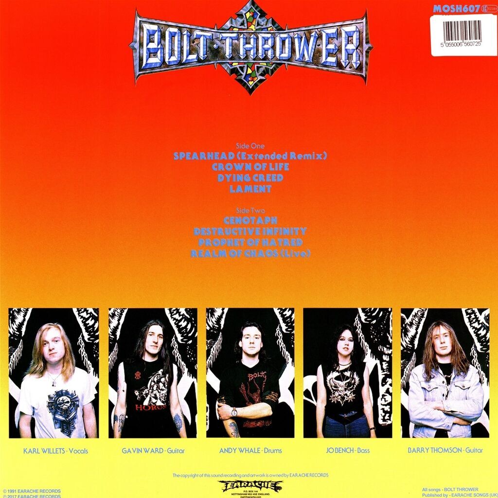  Bolt Thrower  -  spearhead / cenotaph 