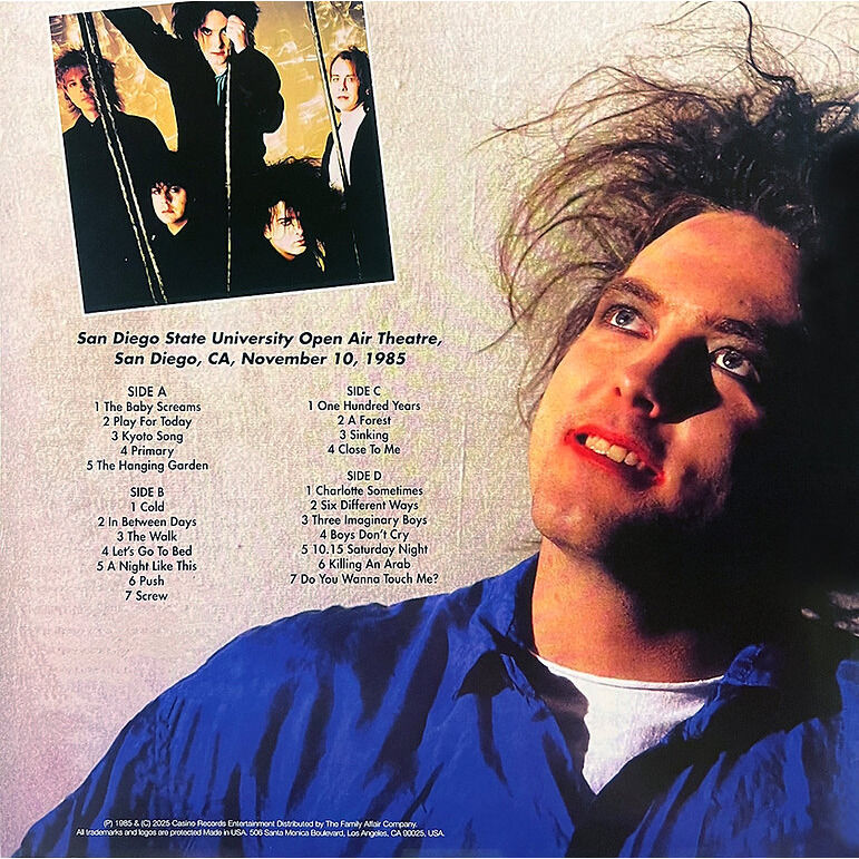  The Cure  -  do you wanna touch me? -turquoise vinyl 