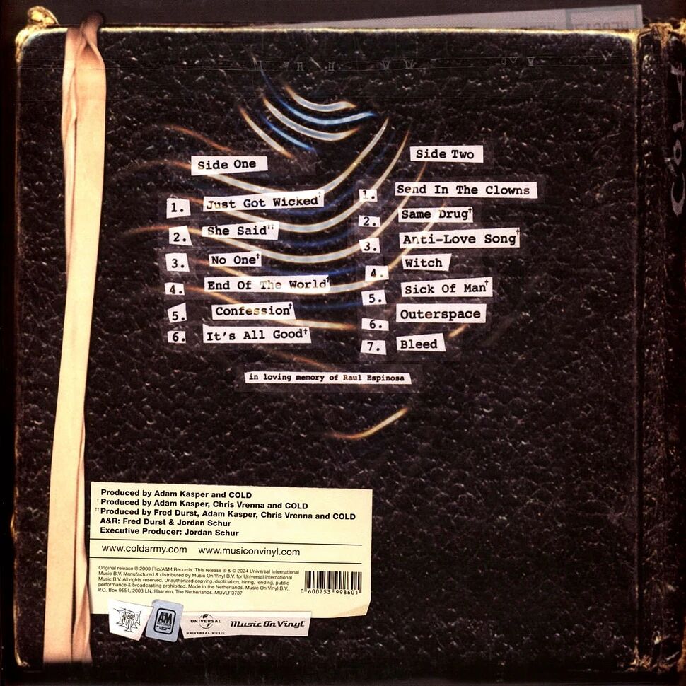  Cold  -  13 ways to bleed on stage 