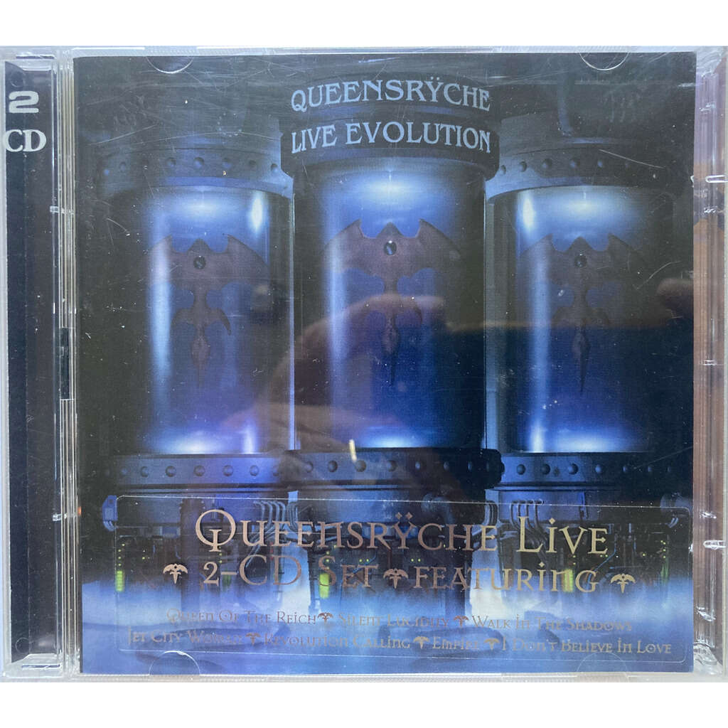 QUEENSRYCHE - LIVE EVOLUTION Original U.K. Pressing 2 CD's - Complete with Sticker.