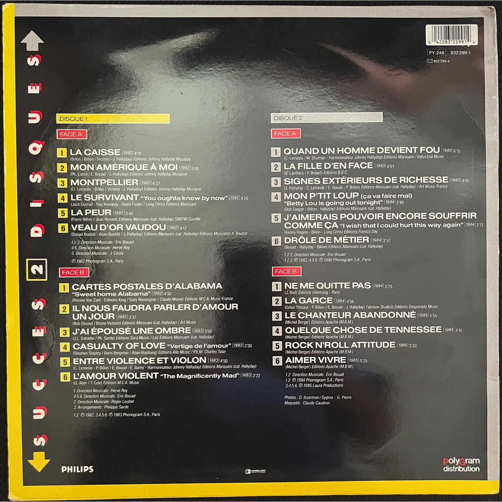  Johnny Hallyday  -  hallyday story 1982 - 1985 