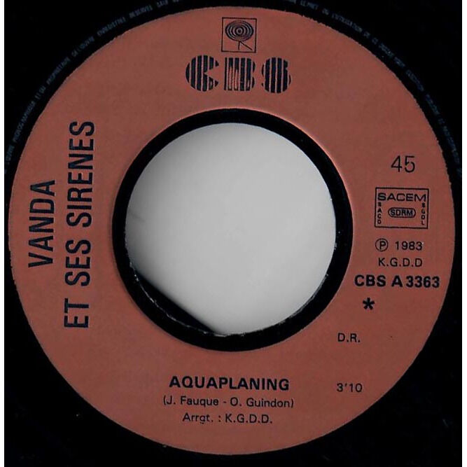  Vanda Et Ses Sirènes  -  aquaplaning 