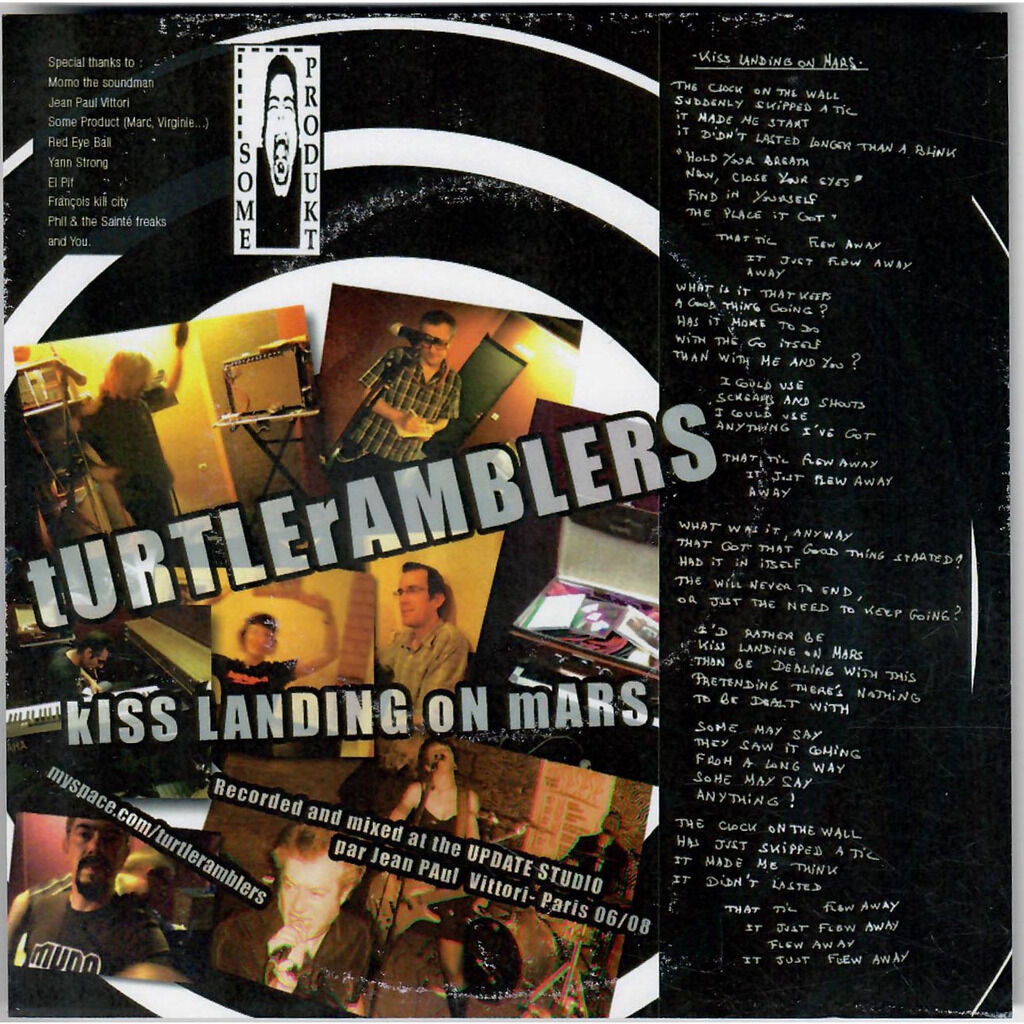  Turtle Ramblers / Red Eye Ball  -  kiss landing on mars / in a while i'll smile 