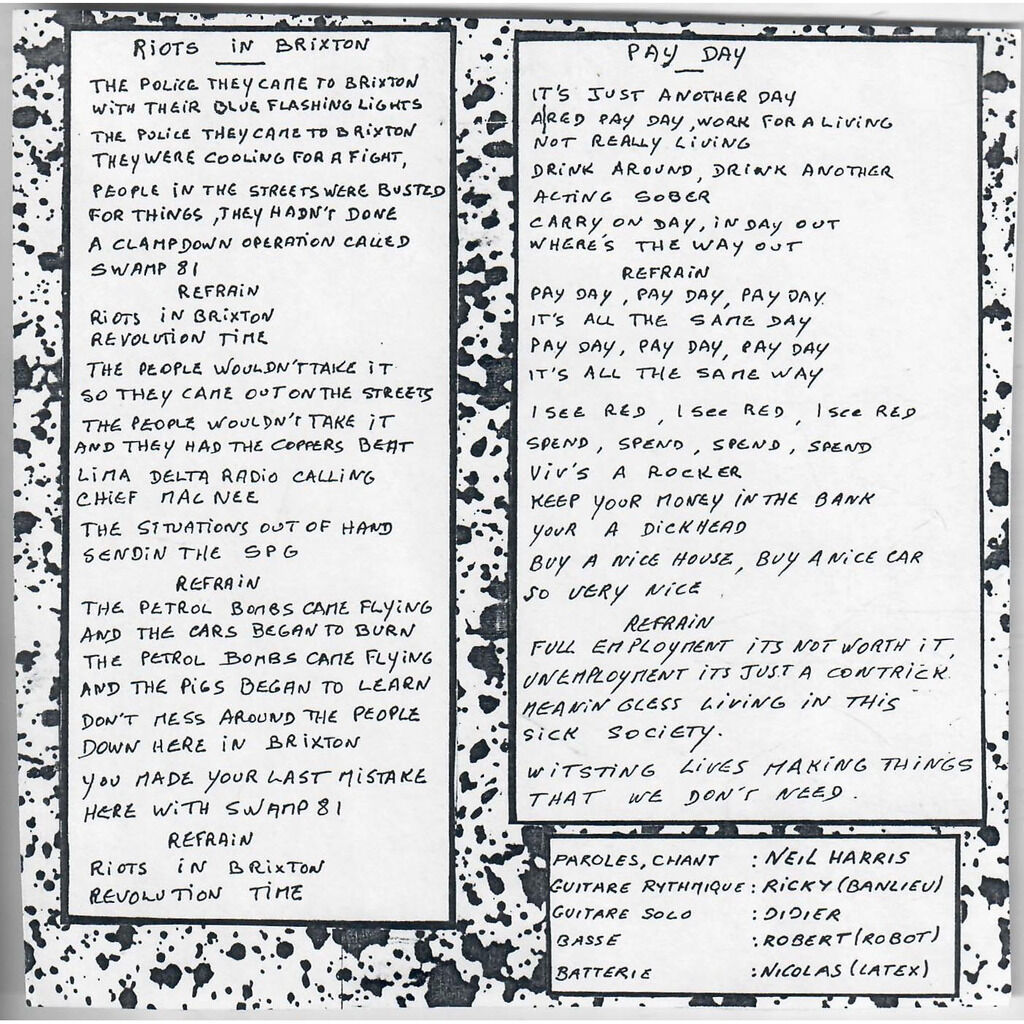  The Strikers (6)  -  riots in brixton 