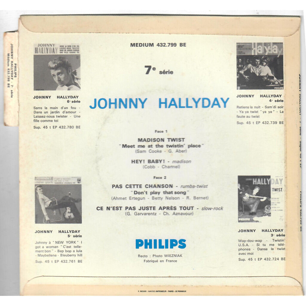  Johnny Hallyday  -  madison twist 