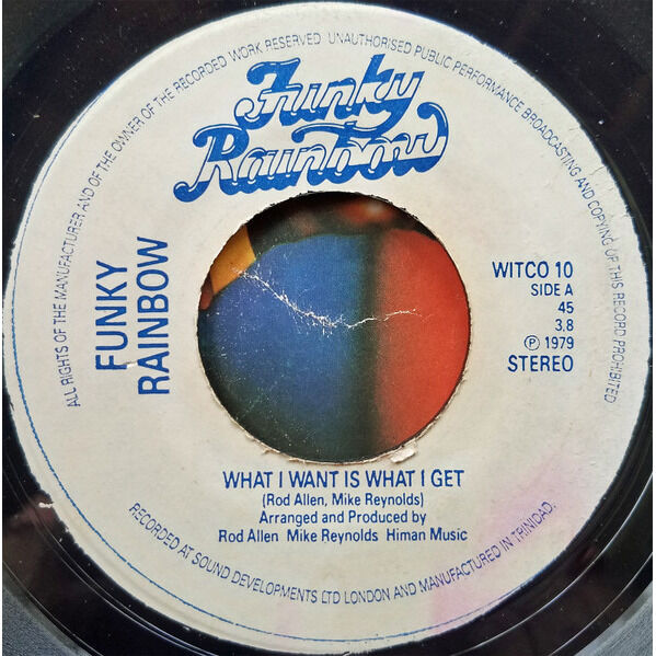  FUNKY RAINBOW  -  what i want is what i get 