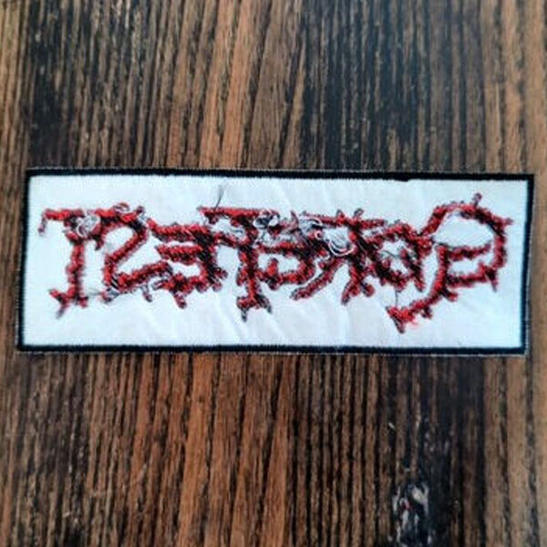  gorefest  -  official red logo patch 