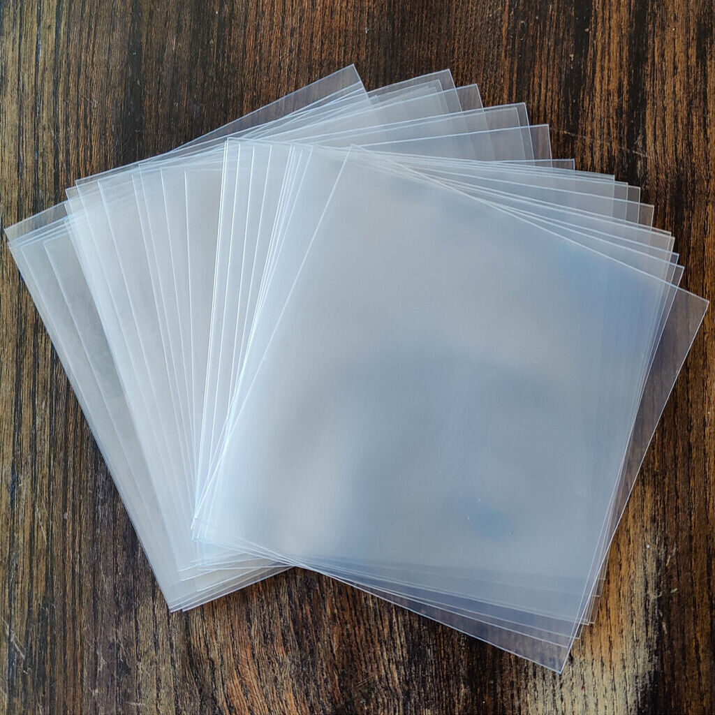 25 prochettes souple antistatique DELUXE (sleeve) de protection Vinyle 33T  -  pochettes extérieures épaisse 140 microns 