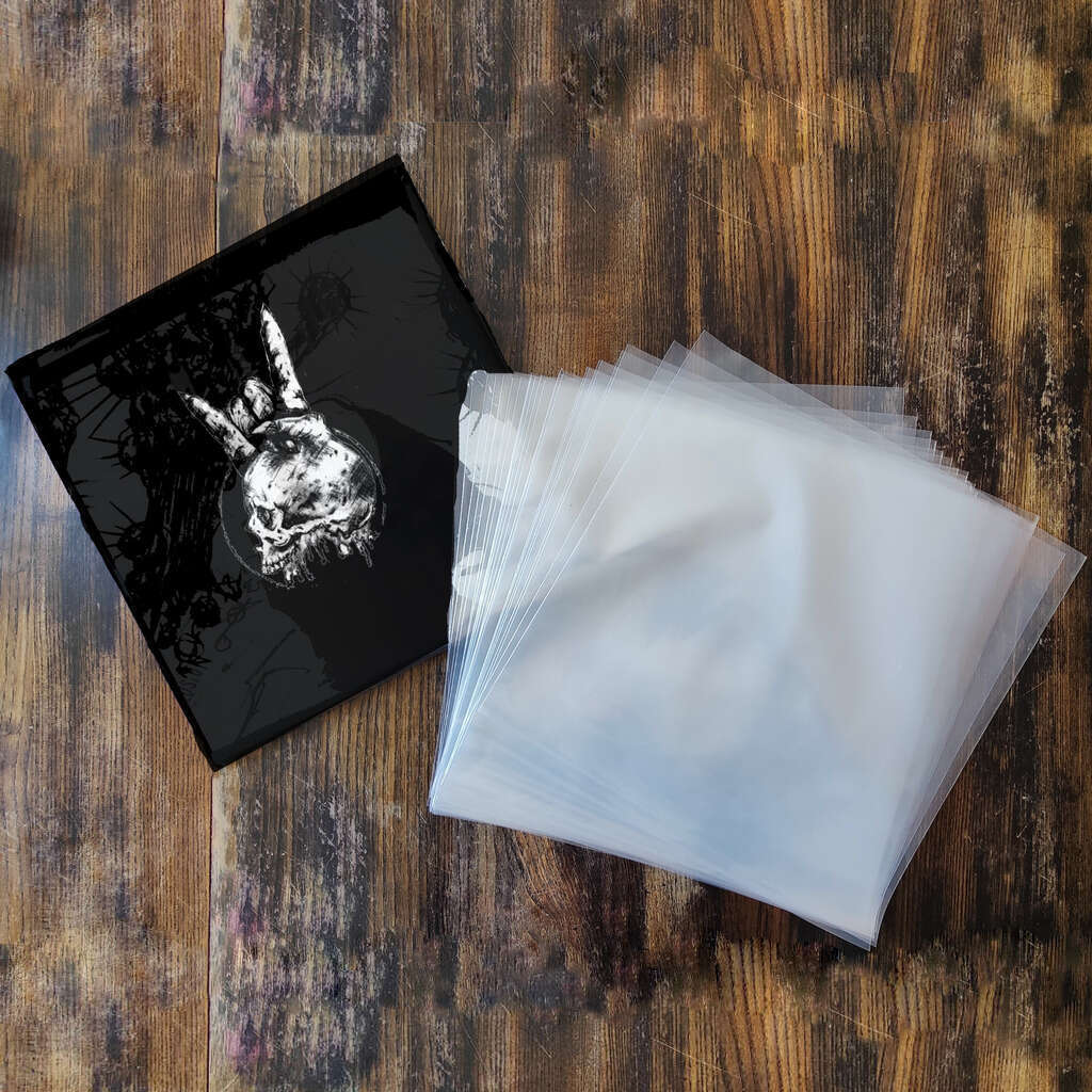  Lot de 25 prochettes extérieures DELUXE antistatique (sleeve) pour protection Vinyle 33T/45T  -  qualité deluxe épaisseur 140 microns 